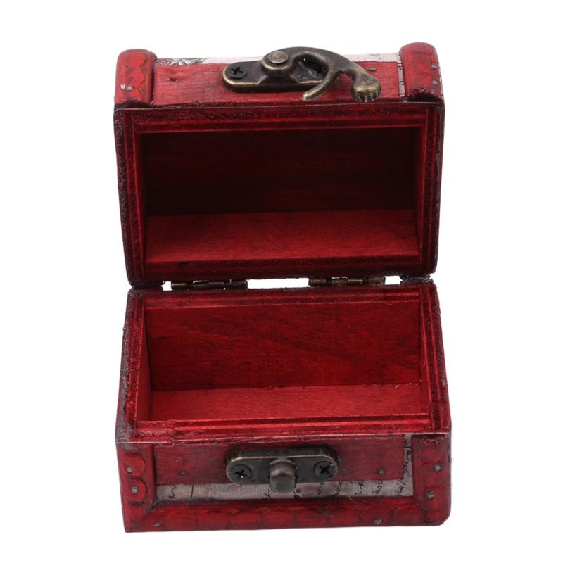 Hộp Gỗ Đựng Con Dấu Phong Cách Retro