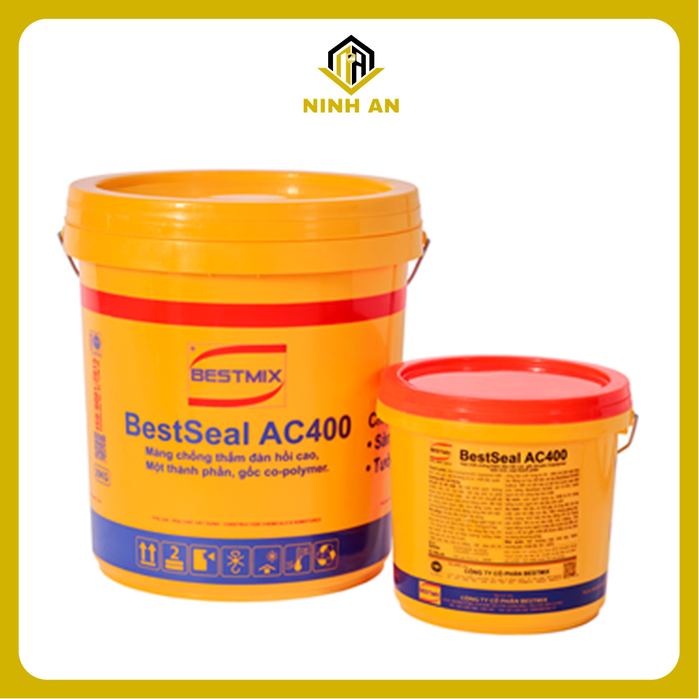 BestSeal AC400 - Thùng 5kg - Màng chống thấm đàn hồi cao, gốc Co-polymer biến tính, 1 thành phần