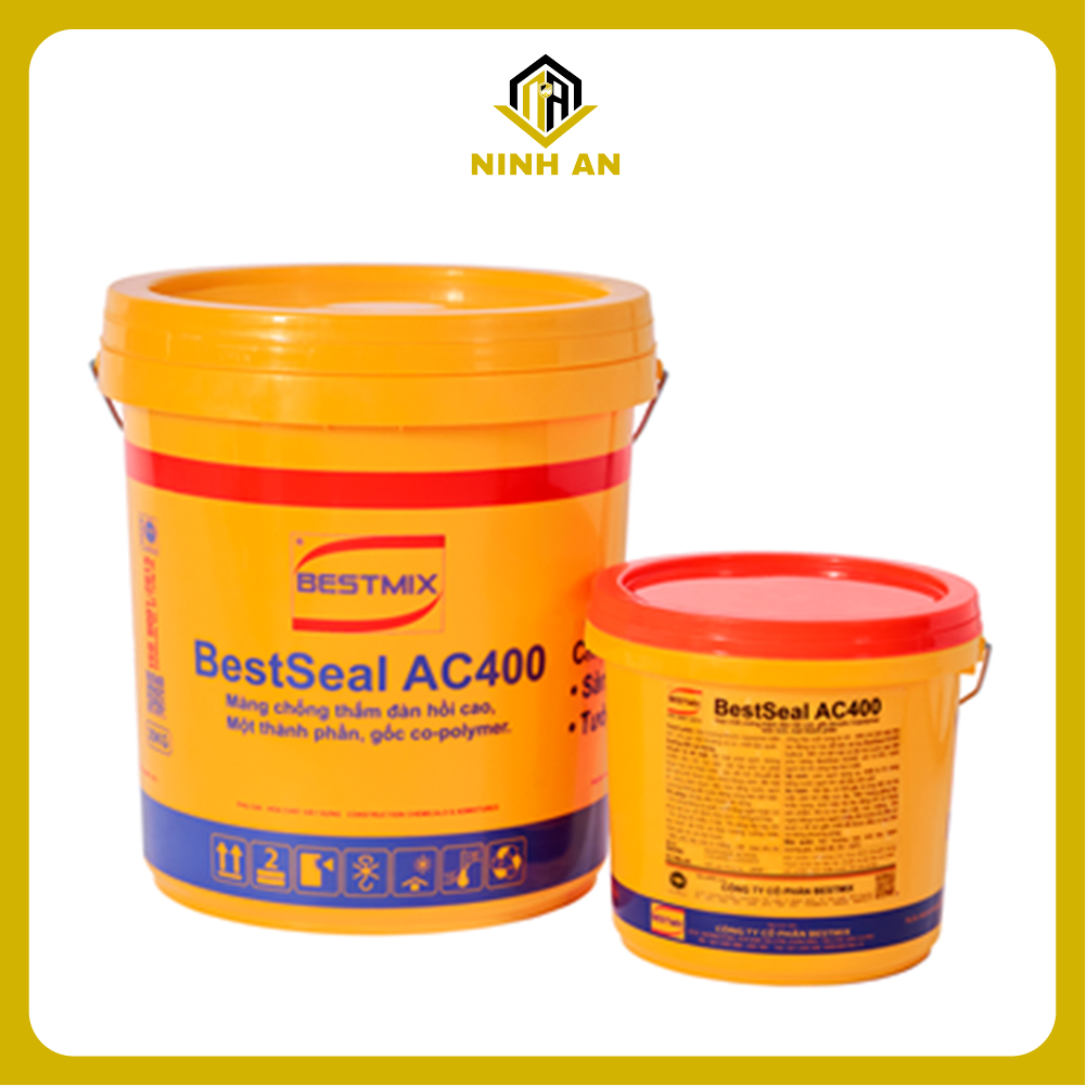 BestSeal AC400 - Thùng 20kg - Màng chống thấm đàn hồi cao, gốc Co-polymer biến tính, 1 thành phần