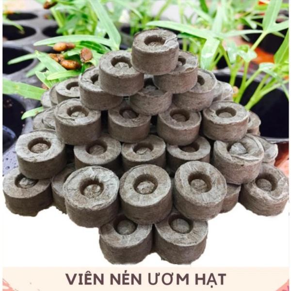 10 viên nén xơ dừa|| Viên nén ươm hạt xơ dừa, kích thích nãy mầm