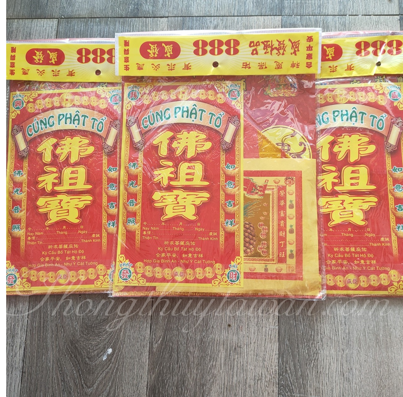 Bộ giấy cúng Phật Tổ thờ cúng