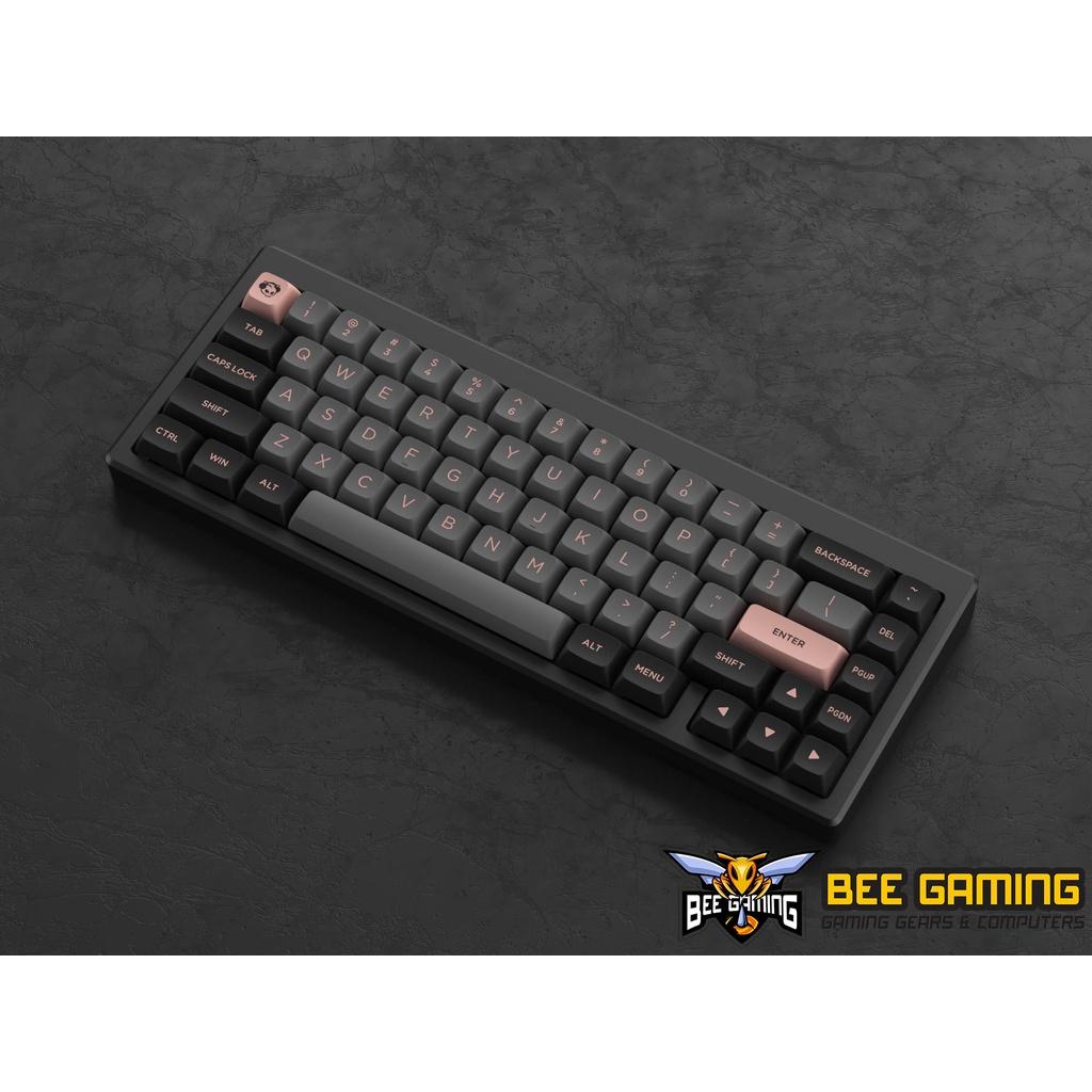 Bộ keycap chính hãng AKKO - Black Pink (PBT Double Shot / ASA-Low Profile / 155 nút)