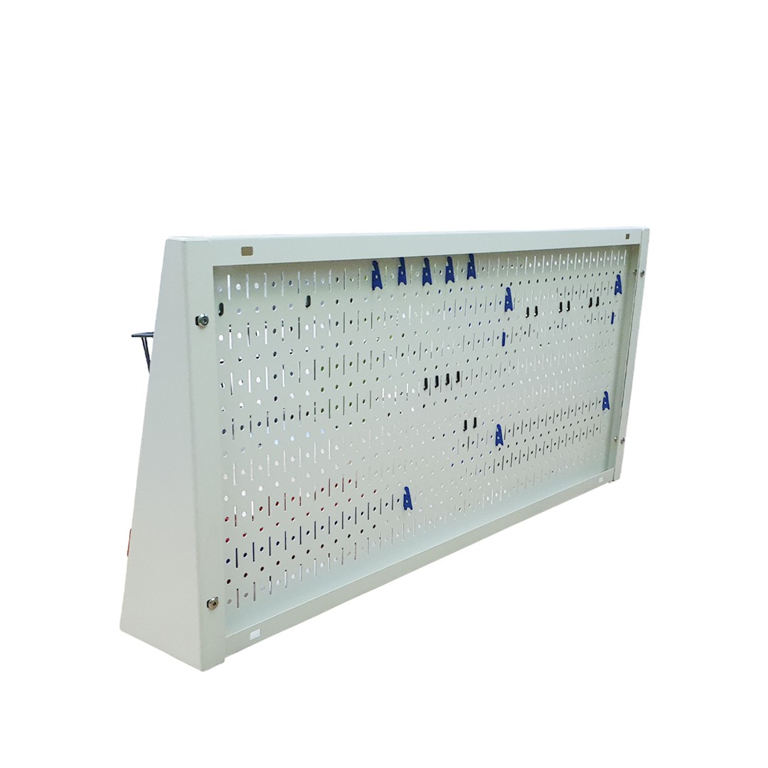 Combo Vách Chia Bàn Làm Việc Kiêm Bảng Treo Dụng Cụ Văn Phòng SMLIFE Pegboard Desk PD45100.VP