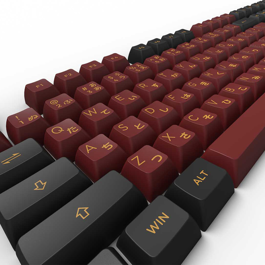 Nút Bàn Phím Cơ AKKO Keycap Set - Red &amp; Blue Samurai (ASA Profile) - Hàng Chính Hãng