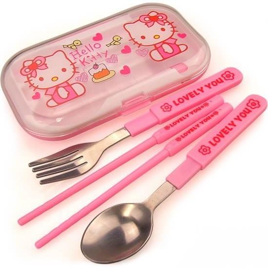 Bộ thìa dĩa Doraemon, Hello Kitty