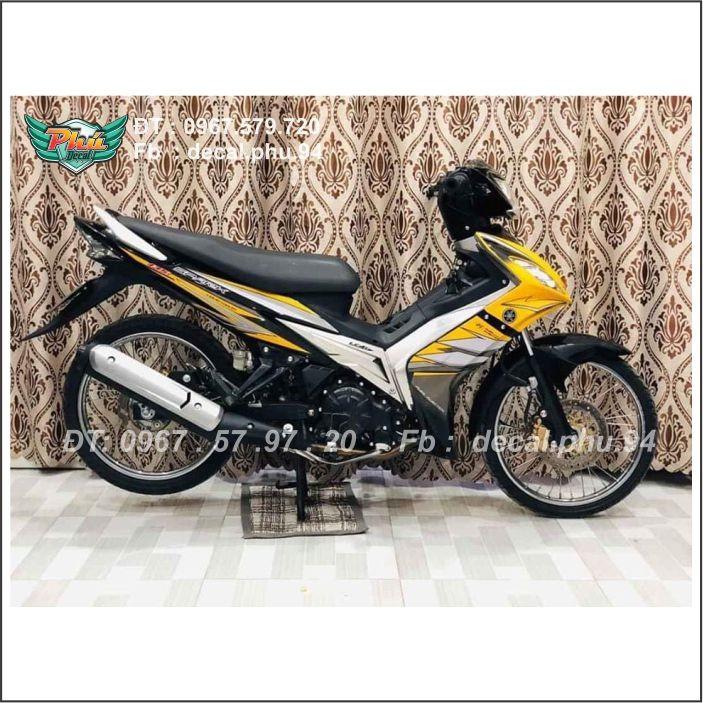 Tem Exciter 2006-2010 Rời vàng đen bạc (Q)