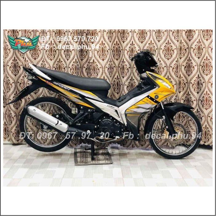Tem Exciter 2006-2010 Rời vàng đen bạc