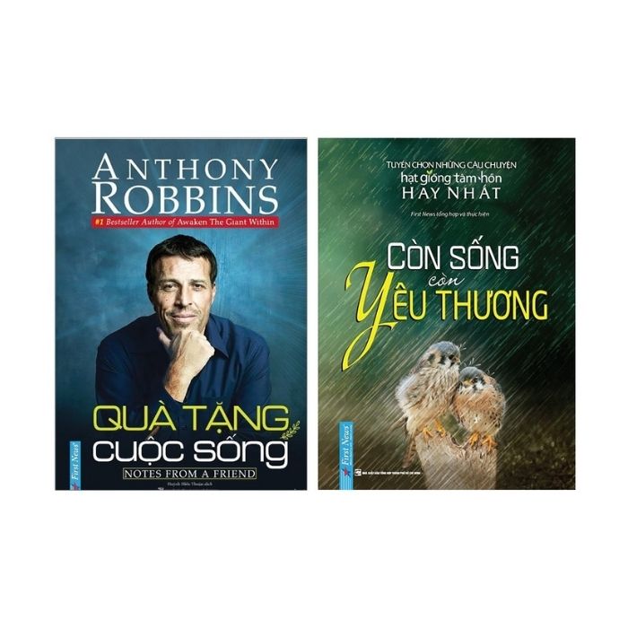 Combo 2 cuốn sách: Quà tặng Cuộc Sống + HGTH - Còn Sống Còn Yêu Thương