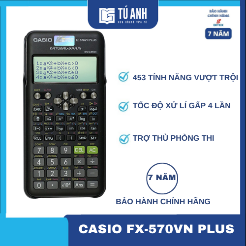 Máy tính Khoa Học Casio FX-570VN PLUS - 2 (TL)