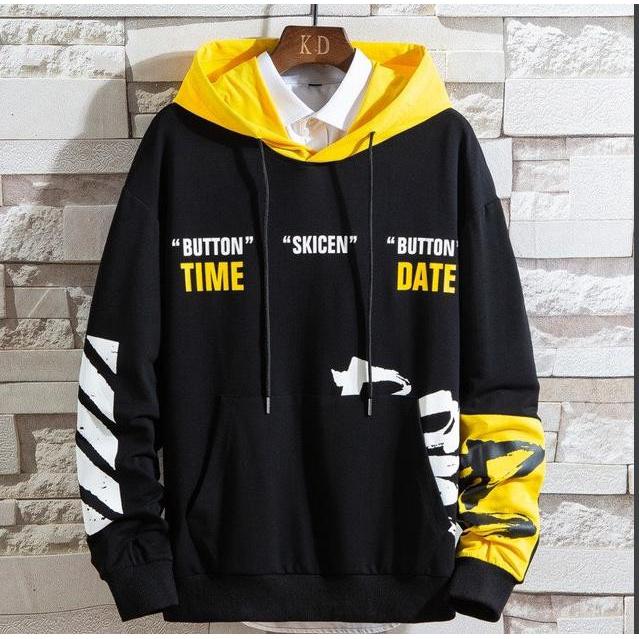 Áo Hoodie Nón Chui Trùm Đầu Nữ Nam Unisex Chất Vải Nỉ Poly Chữ Skicen, Áo hoodie unisex khoác nỉ bông chui đầu nữ nón 2 lớp dày dặn chất lượng, Áo Nỉ Hoodie Nữ Nam Unisex ulzzang from rộng