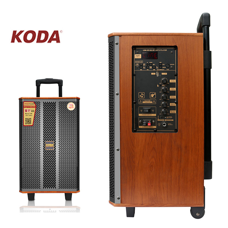 Loa kéo Koda KD-805 bass 8&quot; , 2 Mic kèm điều khiển, hàng chính hãng