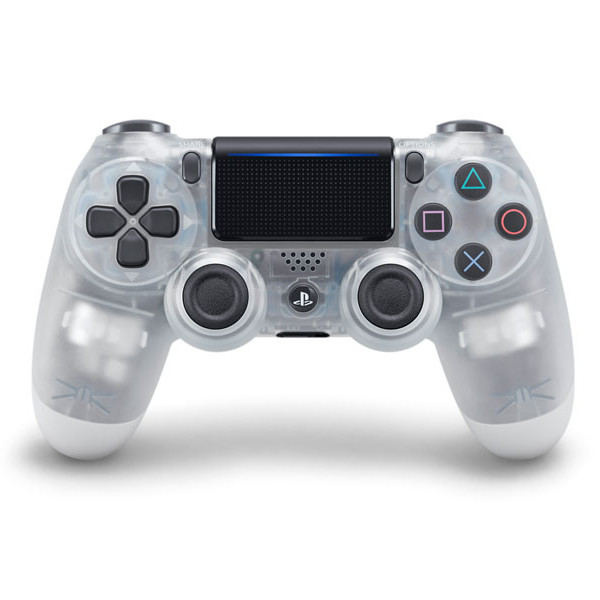 Tay cầm chơi game Dualshock 4 Crystal tặng kèm dây sạc cao cấp - Hàng nhập khẩu