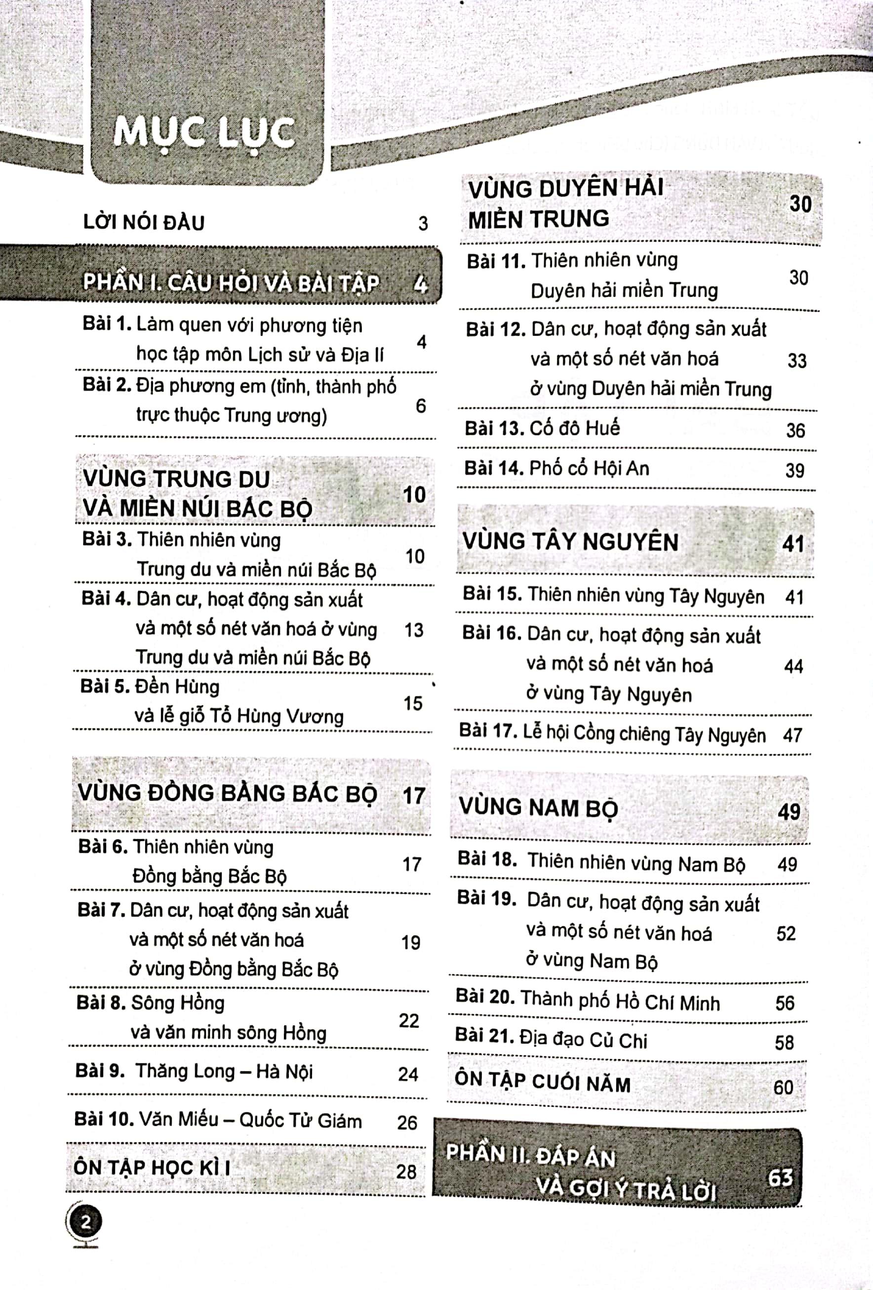 Bài Tập Lịch Sử Và Địa Lí 4 (Cánh Diều) (Chuẩn)