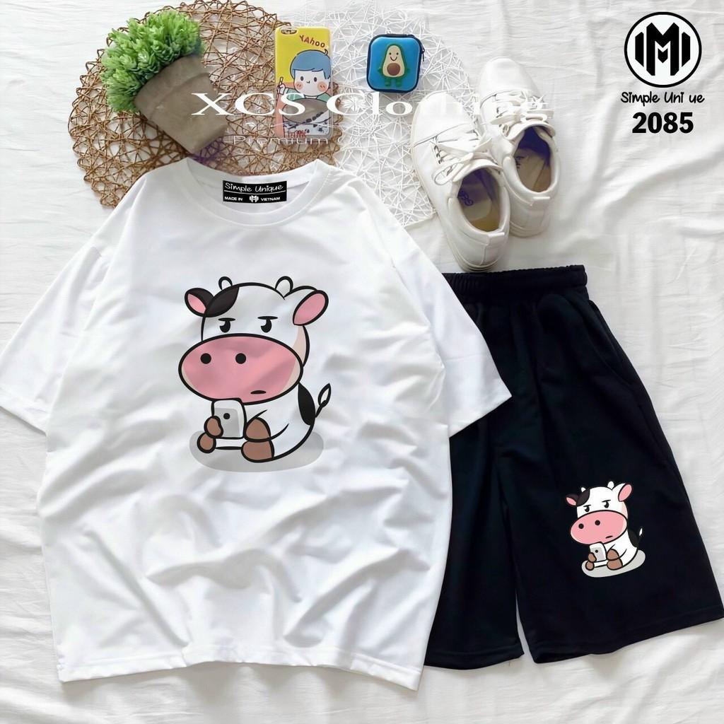 SET BỘ THUN COTTON NỮ XINH XẮN,THIẾT KẾ HỌA TIẾT HỢP THỜI TRANG MÙA HÈ,ĐẶC BIỆT LÀ CHẤT LIỆU VÃI THOÁNG MÁT THỜI TRANG K