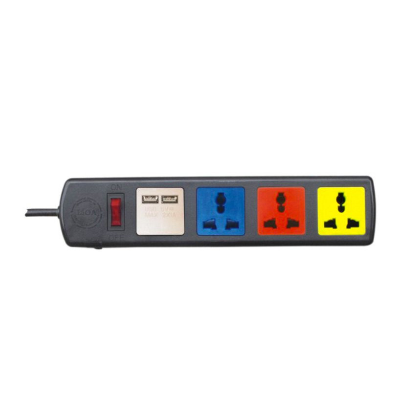 Ổ cắm đa năng có cổng sạc USB LIOA 4D32NUSB