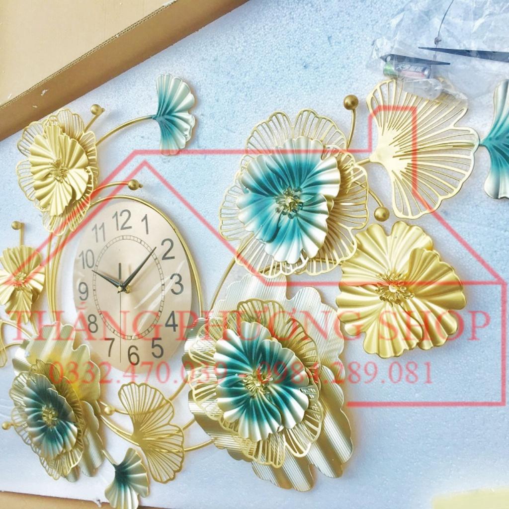 Đồng Hồ Treo Tường Trang Trí Vườn Hoa Mùa Xuân TP-070