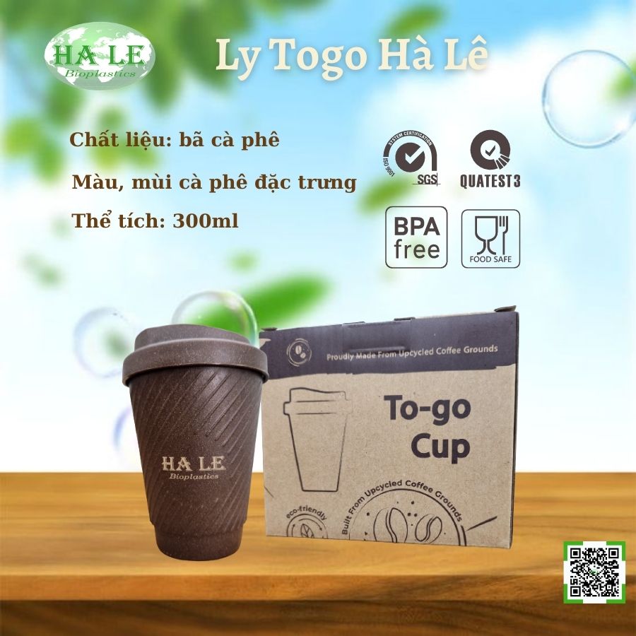 Ly Togo Hà Lê từ bã cà phê