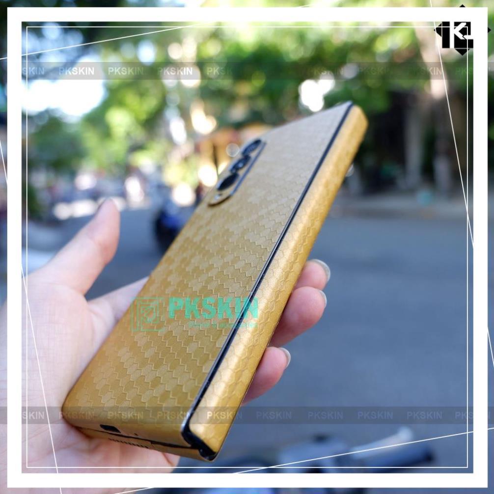 Miếng dán skin full viền cho Fold 4/Fold 3/Fold 2 /Fold 1/Zflip 3 /Zflip , Flip 4, Fold 4 honeycomb