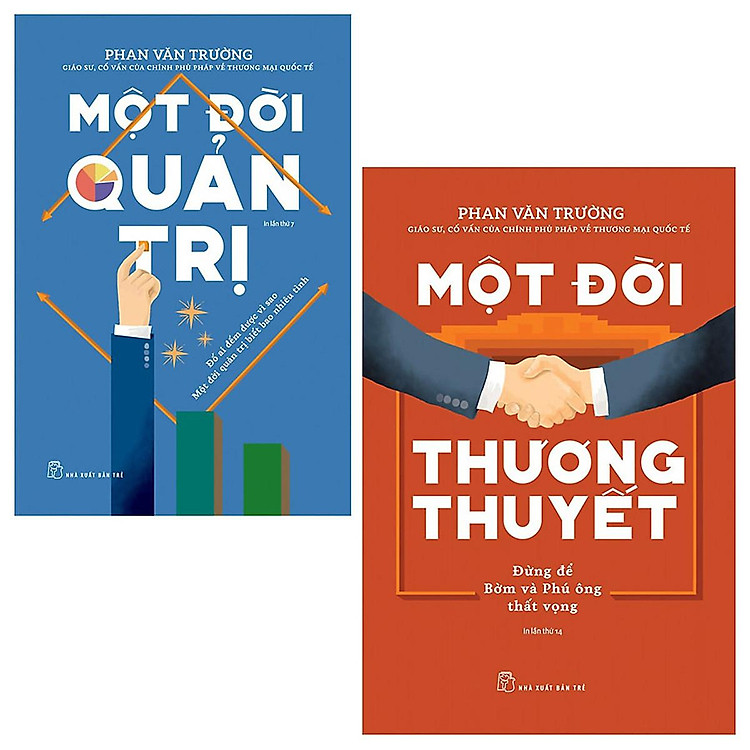 Combo Một Đời Quản Trị và Một Đời Thương Thuyết ( Tặng Kèm Sổ Tay )