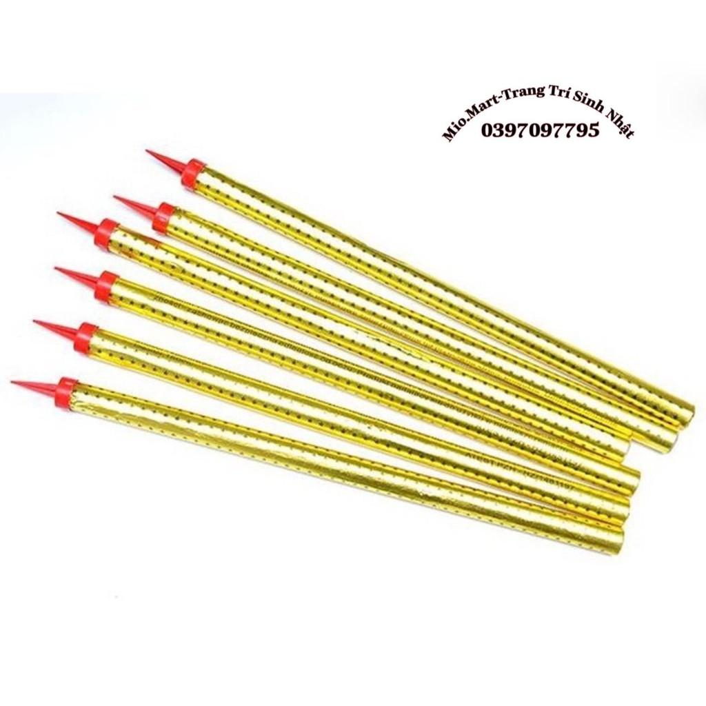 Nến Phụt Set 6 Cái Dài 20Cm Trang Trí Sinh Nhật, Nến Que Cắm Bánh BB08
