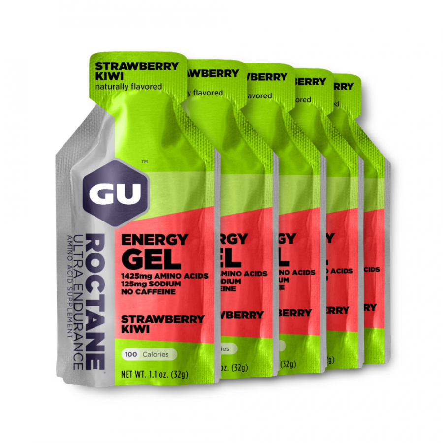 Gel năng lượng GU Roctane Energy Vị Dâu Tây Kiwi - combo 5 gói