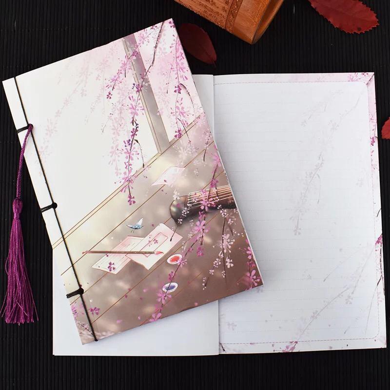 Sổ cổ trang 100 trang hàng có sẵn
