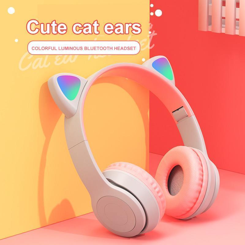Tai nghe không dây Hình Tai Mèo Dễ Thương Có Mic