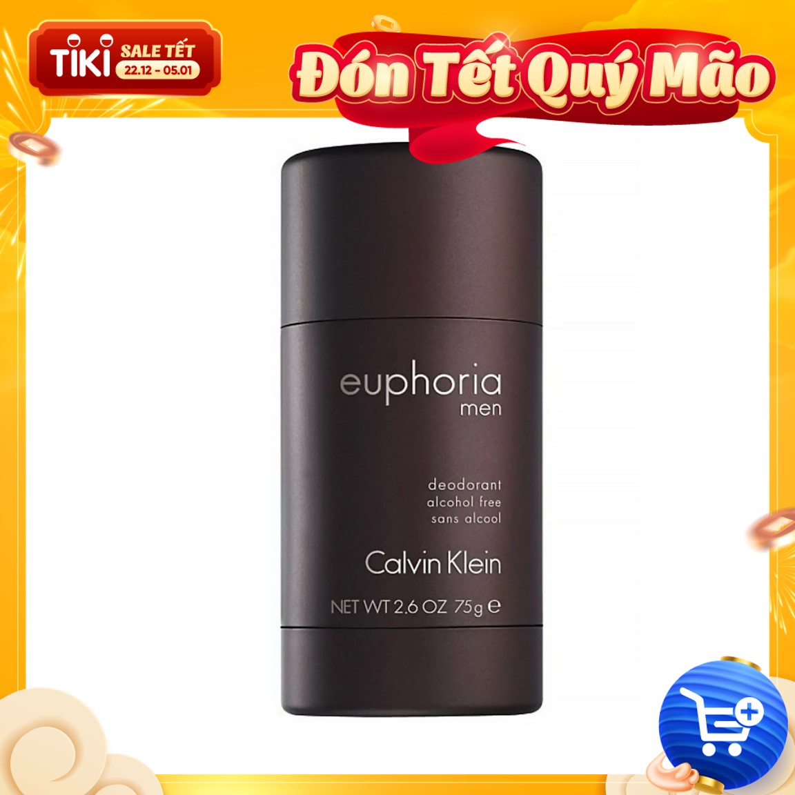 SÁP KHỬ MÙI CHO NAM CALVIN KLEIN EUPHORIA MEN DEODORANT 75G