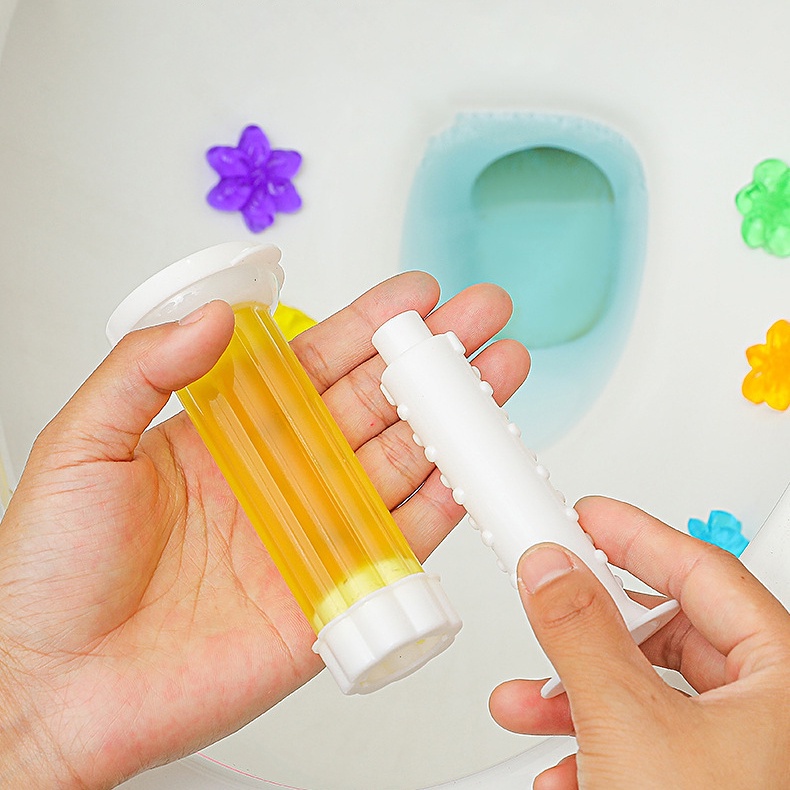 Gel Thơm Khử Mùi Toilet Bồn Cầu Nhà Vệ Sinh Hoa Thơm H144-A - Egreen Dùng 1 Lần