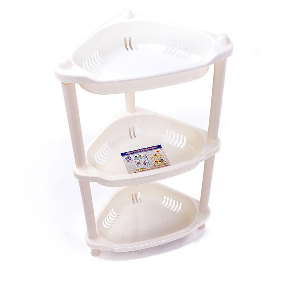 Kệ Góc Nhựa 3 Tầng