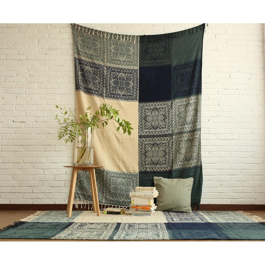 Thảm Sofa, Khăn Phủ, Chăn Phủ Sofa, Thảm Trang Trí, Thảm Vintage 150 x190cm