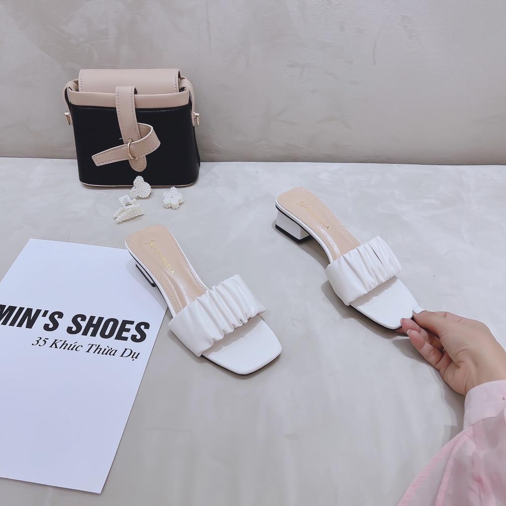 Min's Shoes - Giày guốc da mềm S348