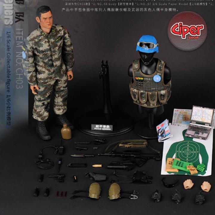 Mô hình Lính PFOR Chinese Peacekeepers CH03 1/6 - KADHOBBY