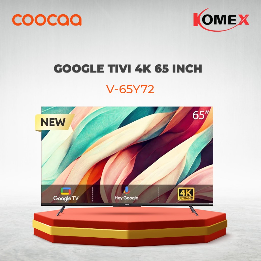 Google Tivi Coocaa 4K 65 Inch - 65Y72 Youtube Netfilx Smart TV Hàng chính hãng