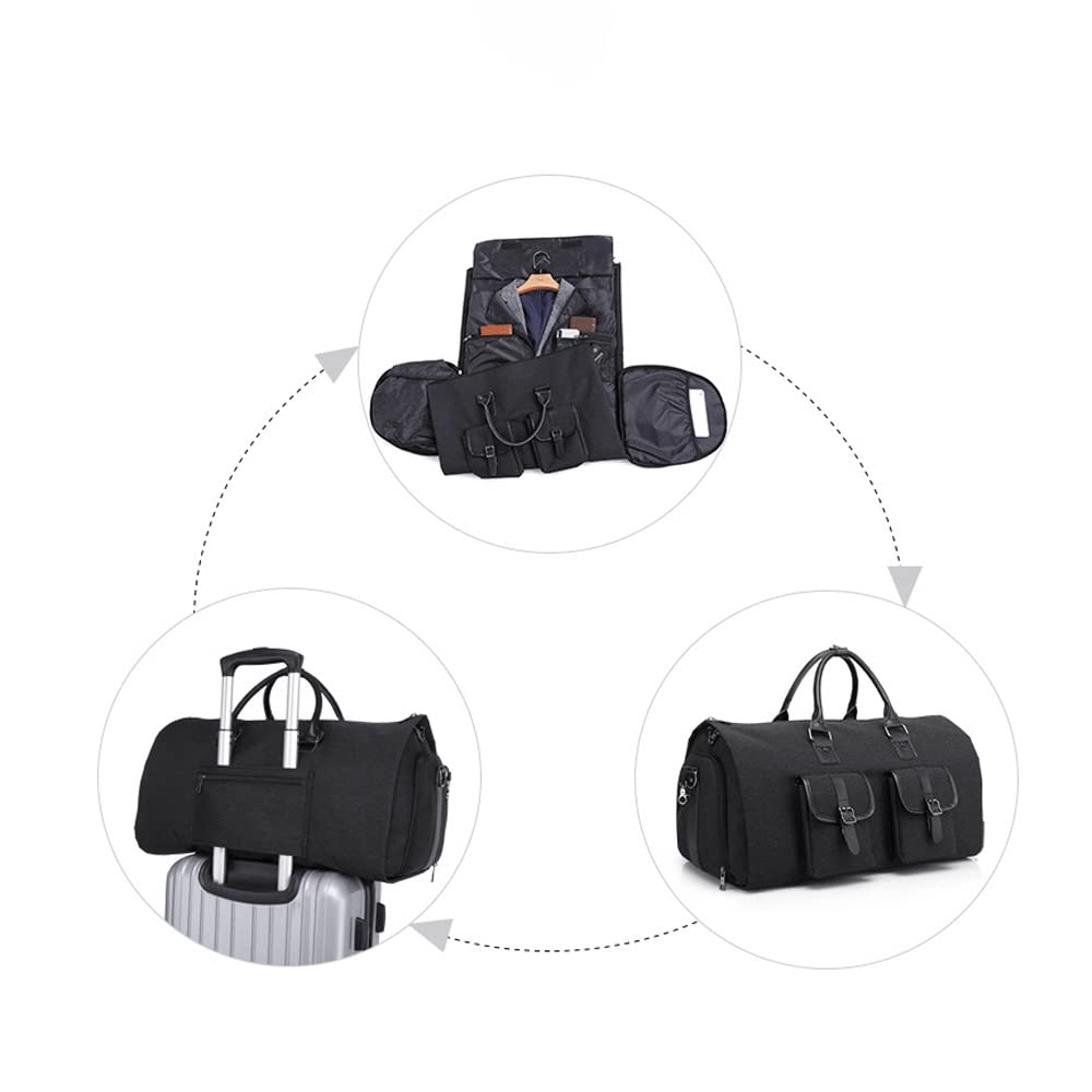 Túi Du lịch Quai Xách Đeo Vai 2 trong 1  Đựng Vest Áo Công Tác 55L Travel Bags