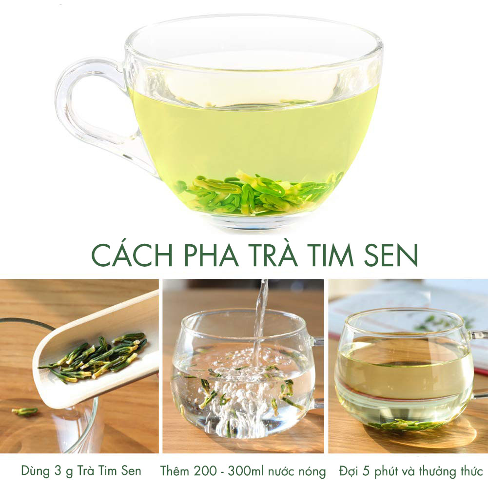 Hình ảnh Trà Tâm Sen (Tim Sen) DalatFarm - Hộp 250 g