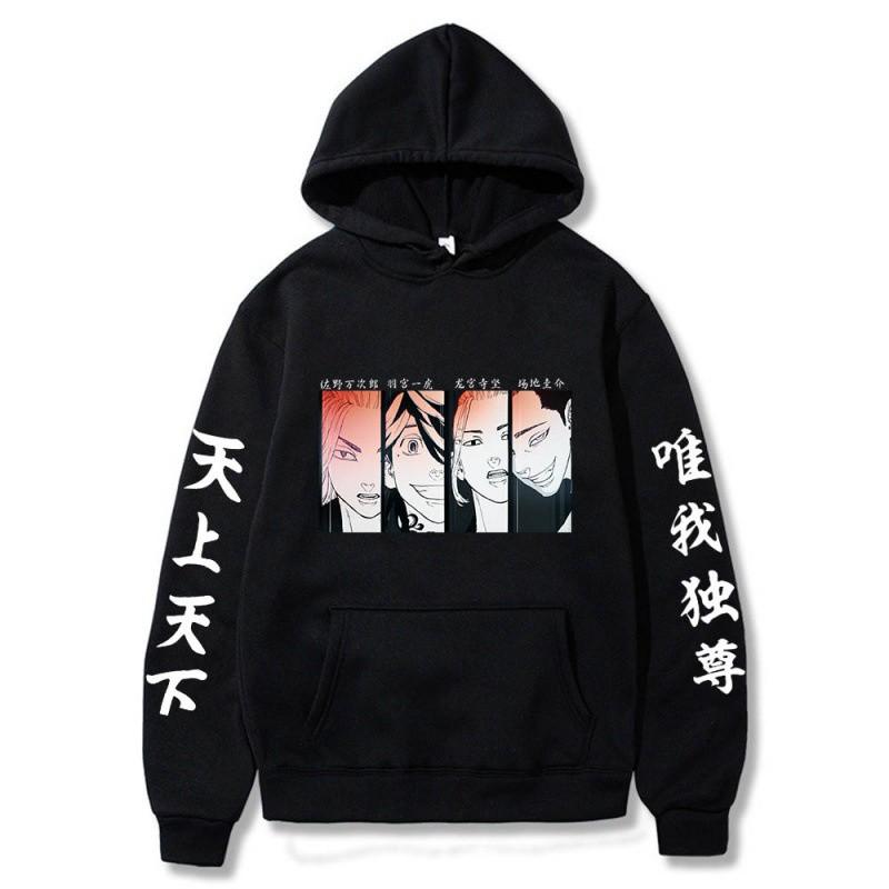 Mẫu áo Hoodie in hình Anime Tokyo Revengers Mikey Manjiro Sano độc đẹp giá siêu rẻ kèm chất lượng