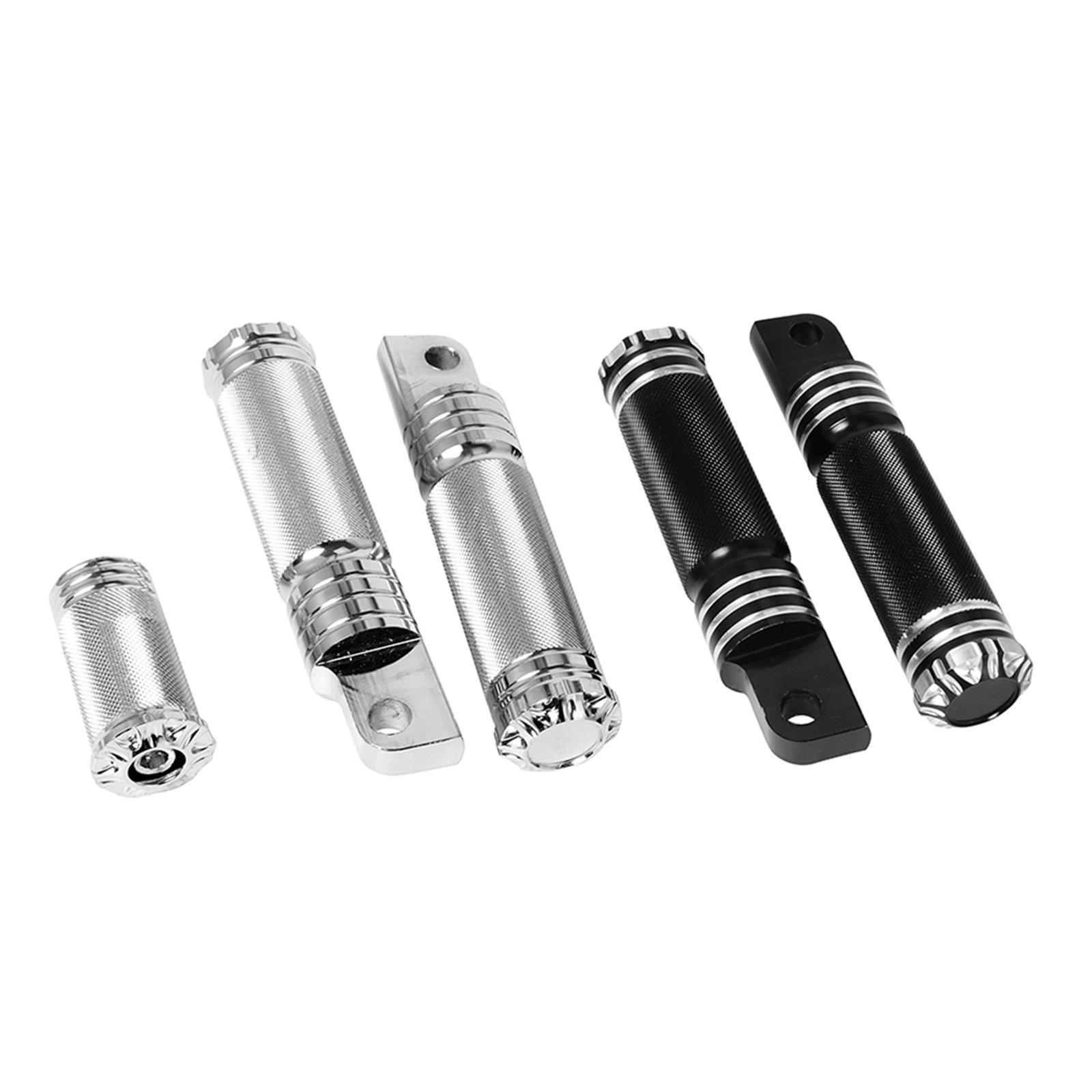 2Pcs Foot Pegs CNC  Easy to Install ,Aluminum Alloy, Nonslip ,Universal