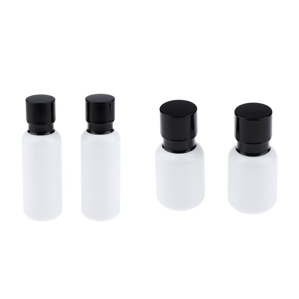 2pcs 50/120ml Empty Refillable Glass Bottles Container Makeup Cosmetic Face Cream Lotion Jar Pot