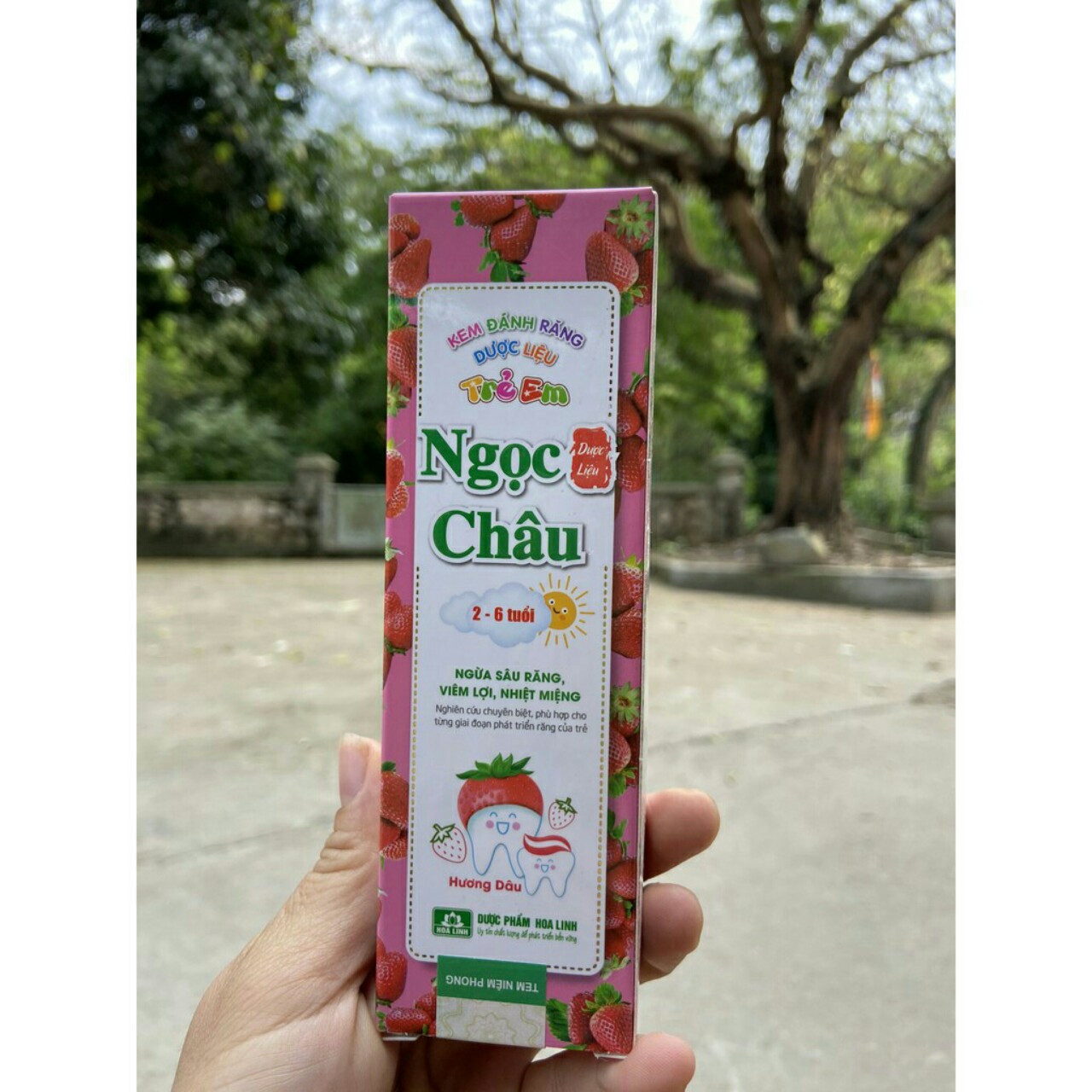 Kem đánh răng dược liệu trẻ em Ngọc Châu (Từ 2 - 6 tuổi) - Hàng chính hãng