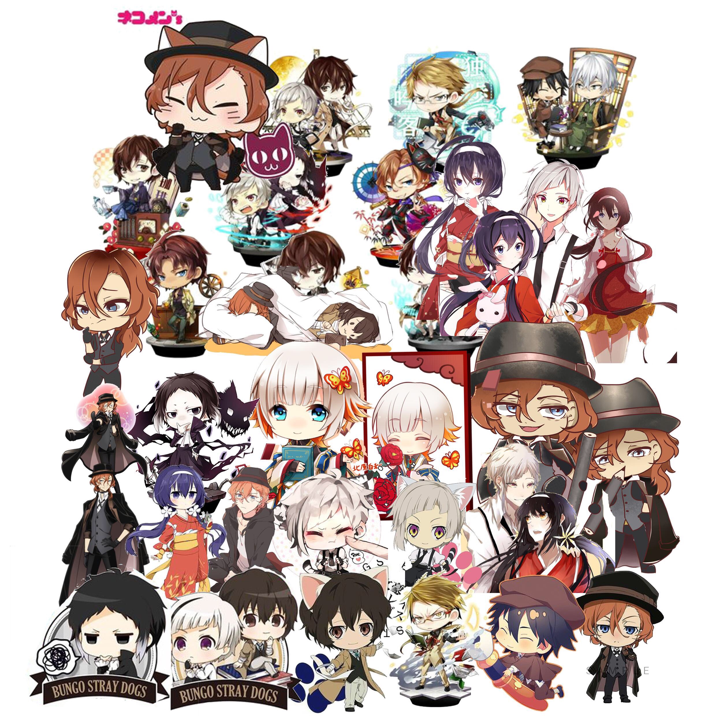 ảnh sticker Bungou Stray Dogs 100 ảnh