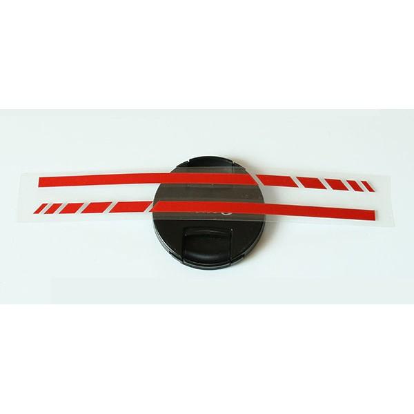 Decal Tem Dải Màu Phản Quang Dán Gương ô Tô
