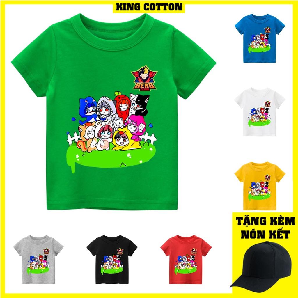 Áo thun trẻ em HERO TEAM 6 , 8 màu áo, đầy đủ size có big size, MÀU KHÁC NHẮN TIN SHOP