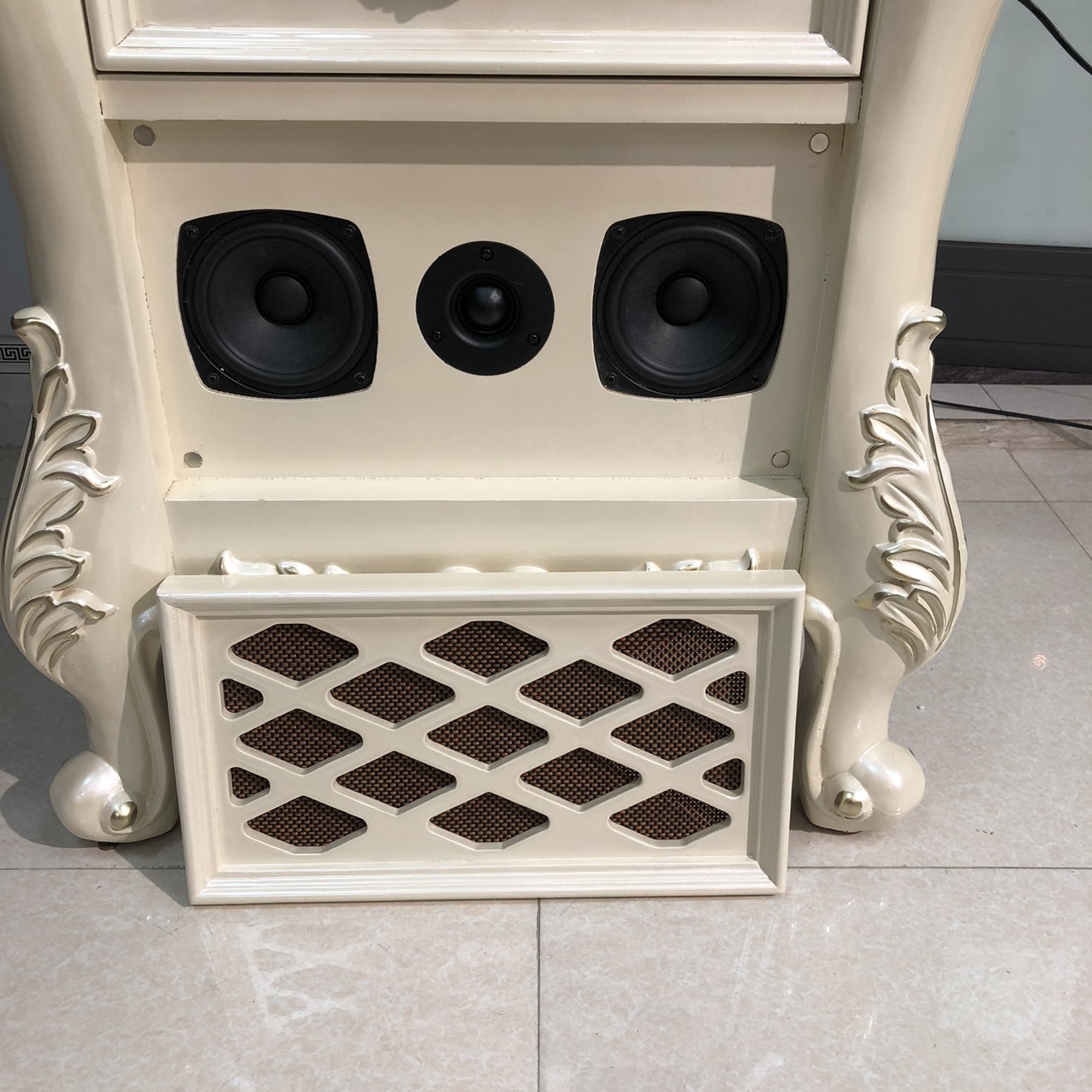 Bộ MÁY PHÁT NHẠC LOA KÈN ĐỒNG MPN18trang cao cấp Đa chức năng nghe nhạc đĩa than, đĩa CD, USB, Bluetooth và đài FM
