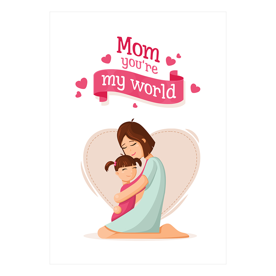 Sổ Lò Xo Notebook Minh Long - Mom You’Re My World (196 Trang)