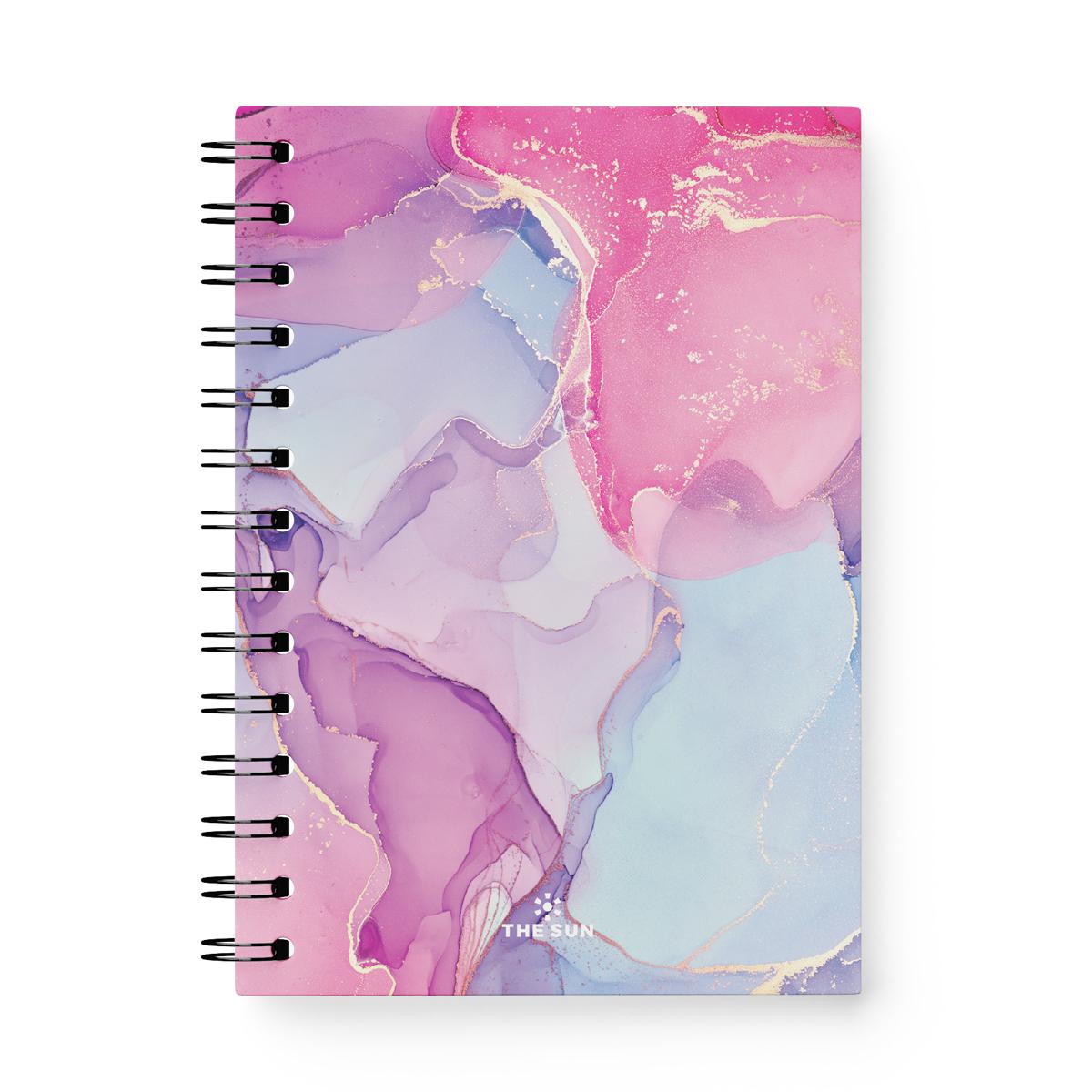 Sổ Lò Xo Bìa Cứng Marble A5 - Kẻ Ngang - 160 Trang 80gsm - The Sun 01