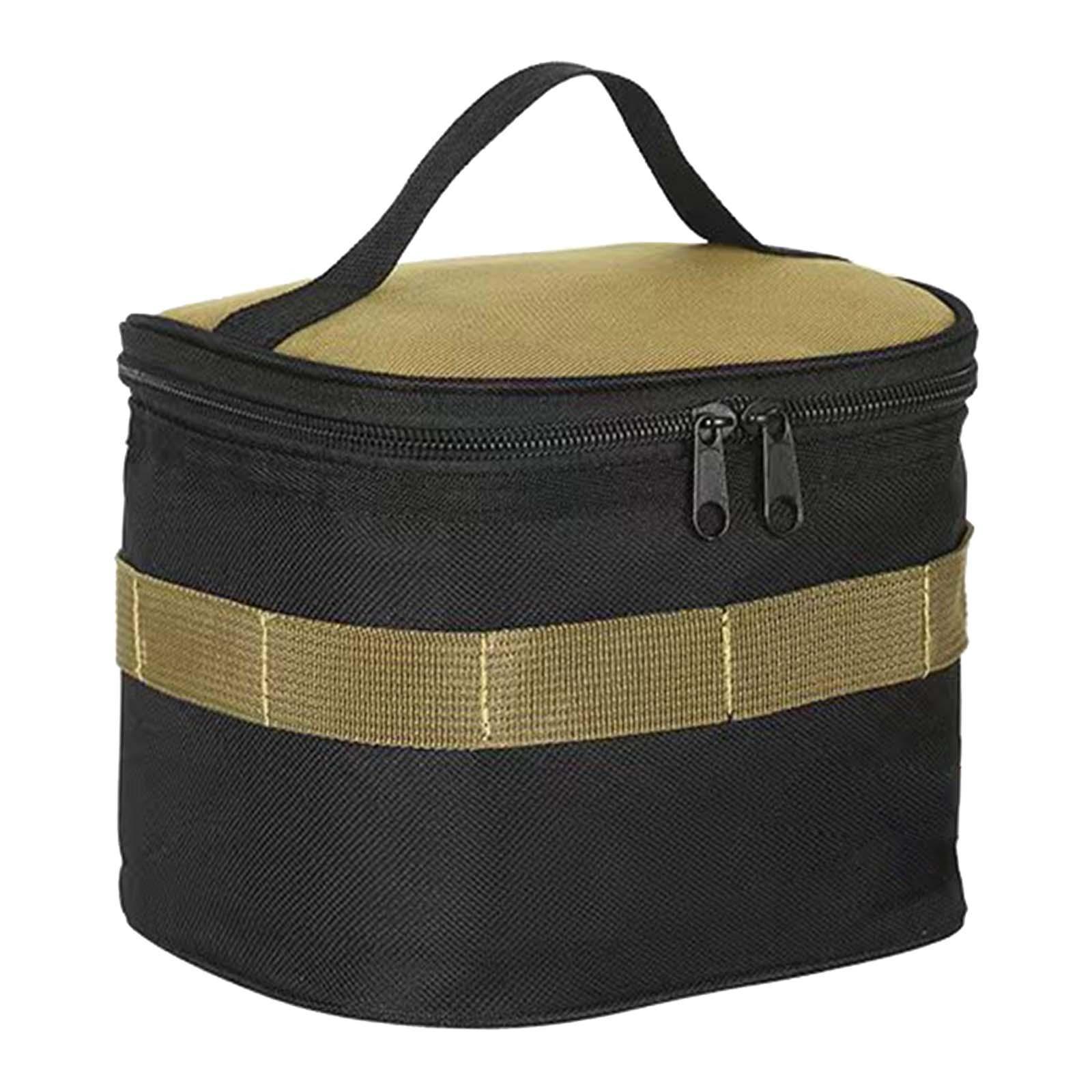 Camping Spice Jars Bag Travel Bag Tote Bag, Carrying Bag Sauce Pouch, Container Case Separable Storage Bag for Camp Cooking Outdoor Picnic BBQ
