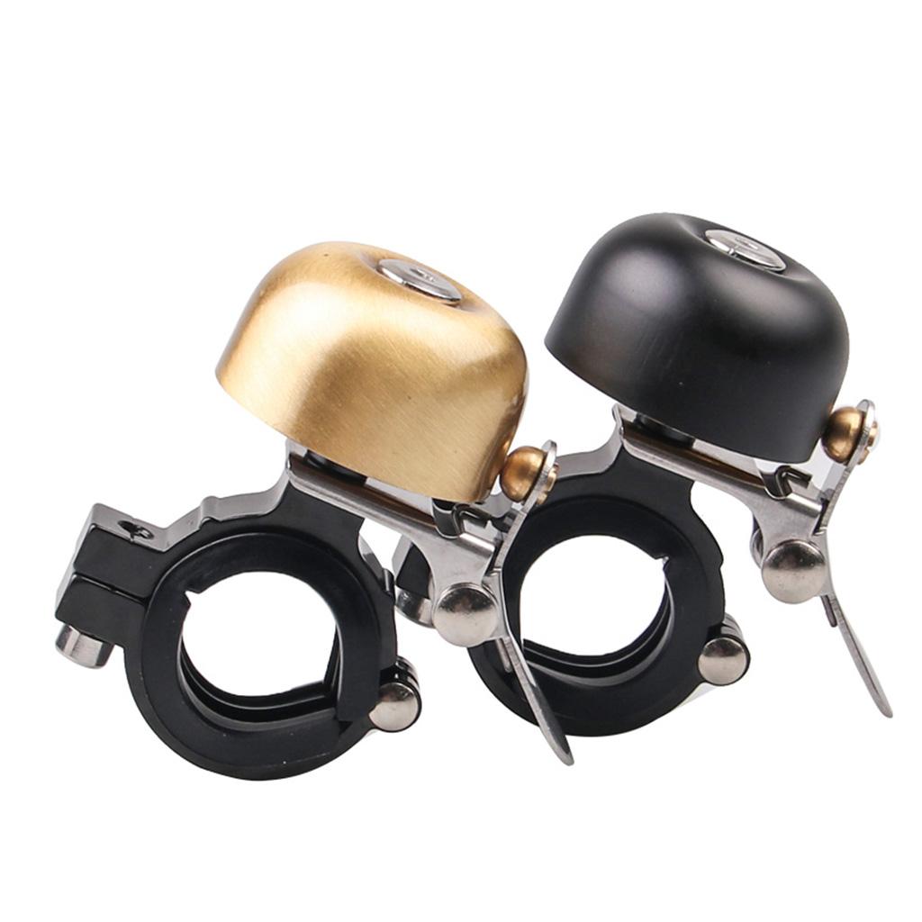 Cycling Handlebar Ring Bell Horn Classical Cooper Hooter Alarm Decor Golden
