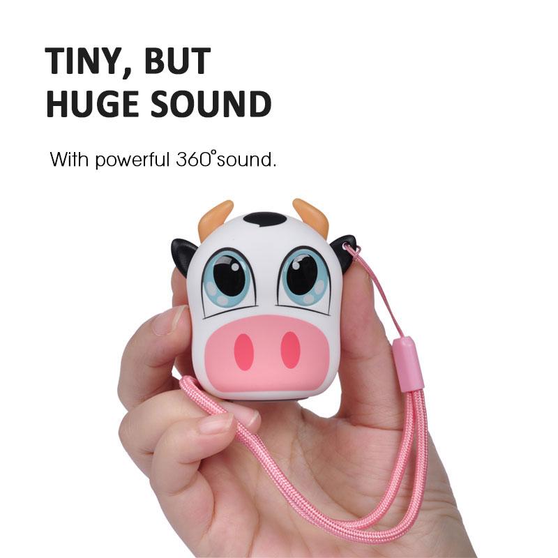Loa Bluetooth Zivei Bluetooth Mini SOUNC Color: Pig Woofer Size/Full-Range Size: 1.5" Set Type: Speaker