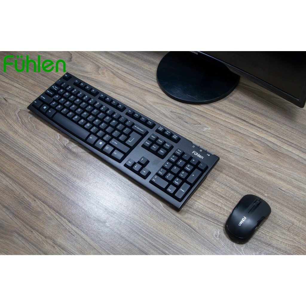 Combo Bàn Phím và Chuột Không Dây Fuhlen A150G - Hàng Chính Hãng BH 2 Năm